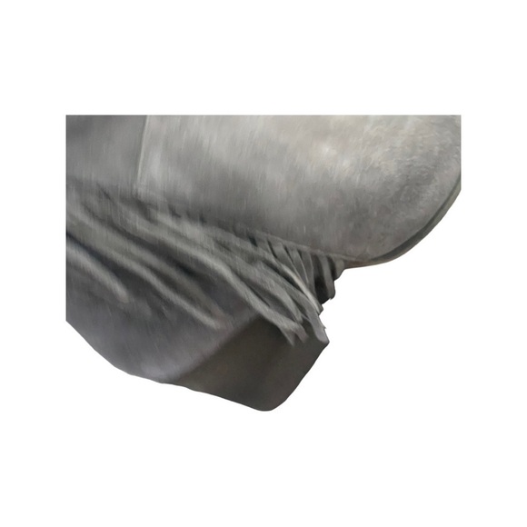 STEVE MADDEN Cacos Genuine Leather Gray Suede Fringe Boots Women’s Size 7B. - Picture 11 of 16